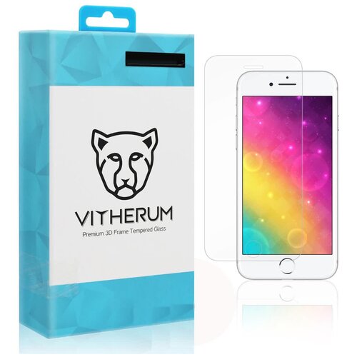 Защитное стекло Vitherum Aqua для Apple iPhone 8, прозрачное