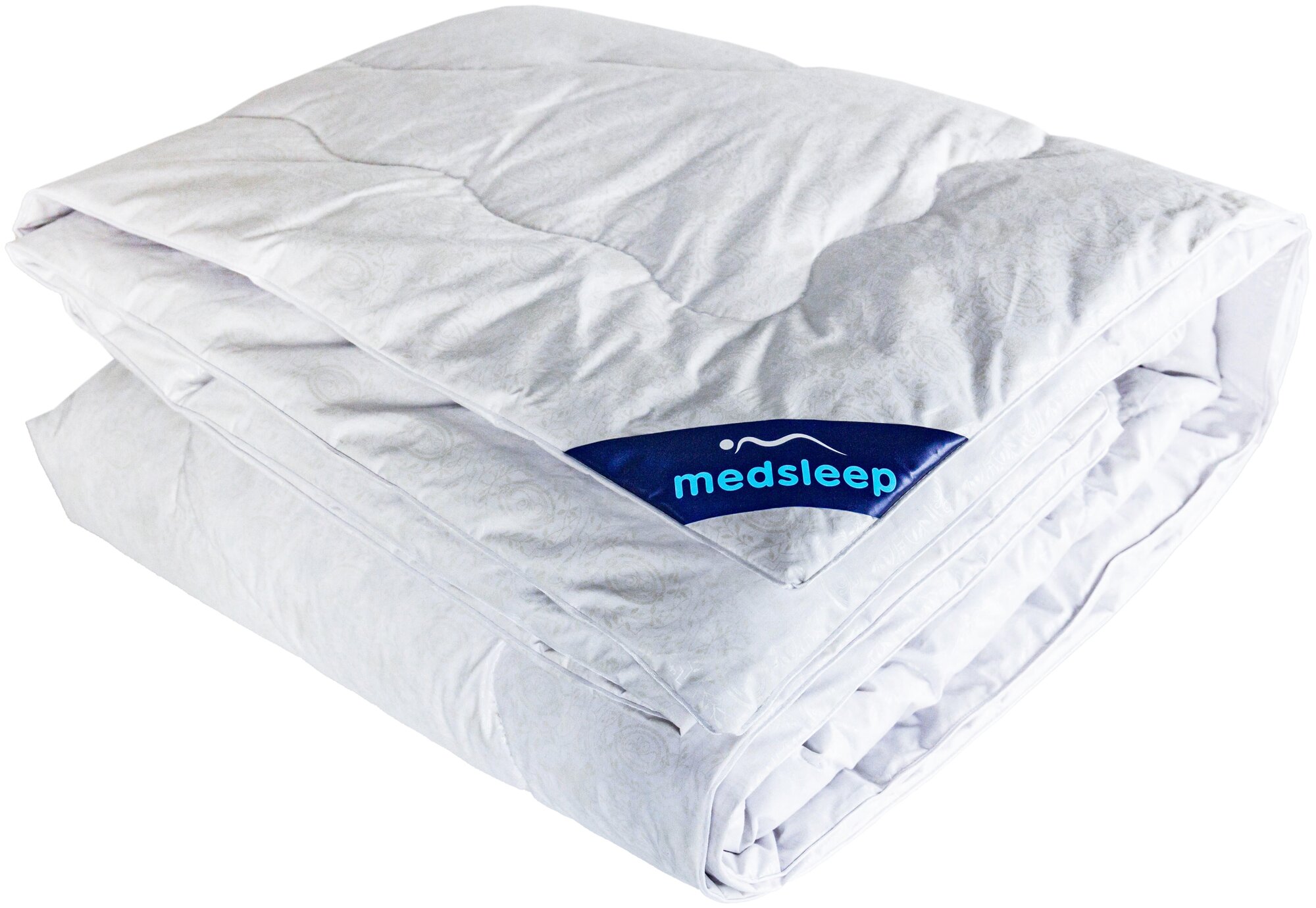 MedSleep Одеяло теплое утяжеленное Landau, пух-перо, цвет: белый (175х200 см) - фотография № 13