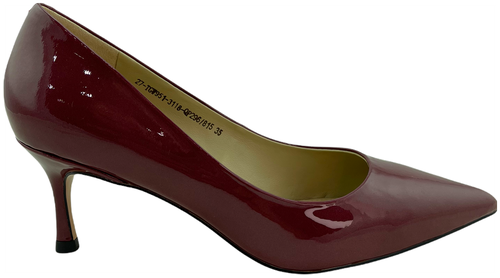 Melani туфли натуральная кожа-лак каблук-рюмка (2562)