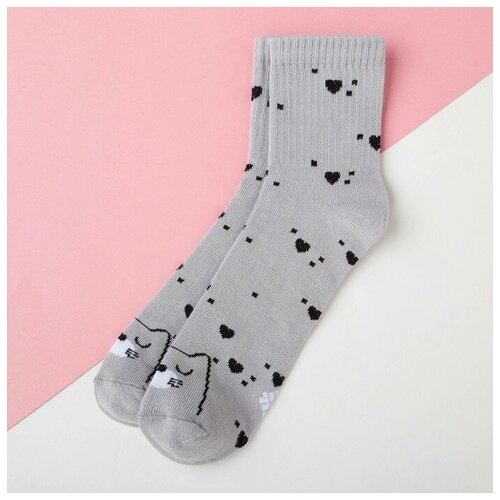 Носки Kaftan размер 14-16, серый носки детские kaftan кошка размер 14 16 цвет серый