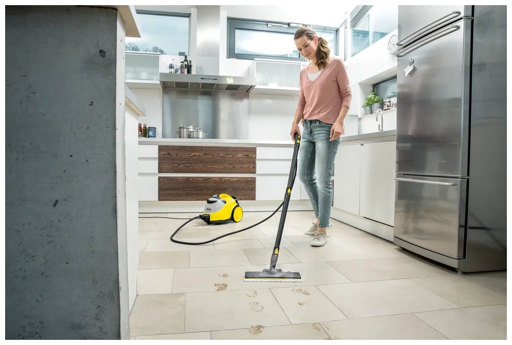 Пароочиститель KARCHER SC 5 EasyFix, желтый/черный [15125300] - фото №3