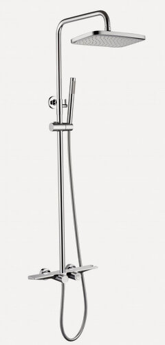 Изображение товара Душевая система Grocenberg GB7038CR, с термостатом, латунь, 150 см, хром