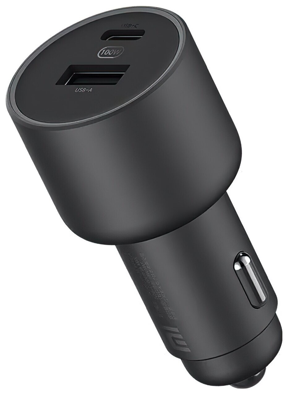 Автомобильное зарядное устройство Xiaomi Car Charge 1A1C 100W, 100 Вт, черный