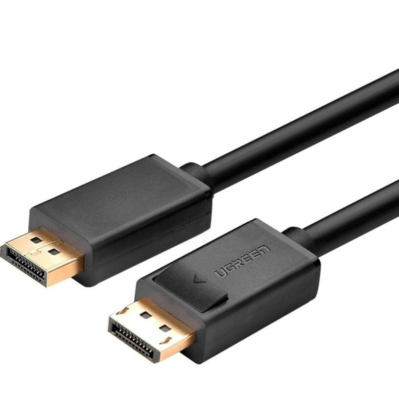 Кабель Ugreen DP102 (10245) DisplayPort Male to Male Cable (1,5 метра) чёрный