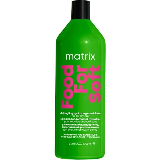 Кондиционер для сухих волос Matrix Cosmetics Matrix Food For Soft с маслом авокадо и гиалур. к-й, 1 л