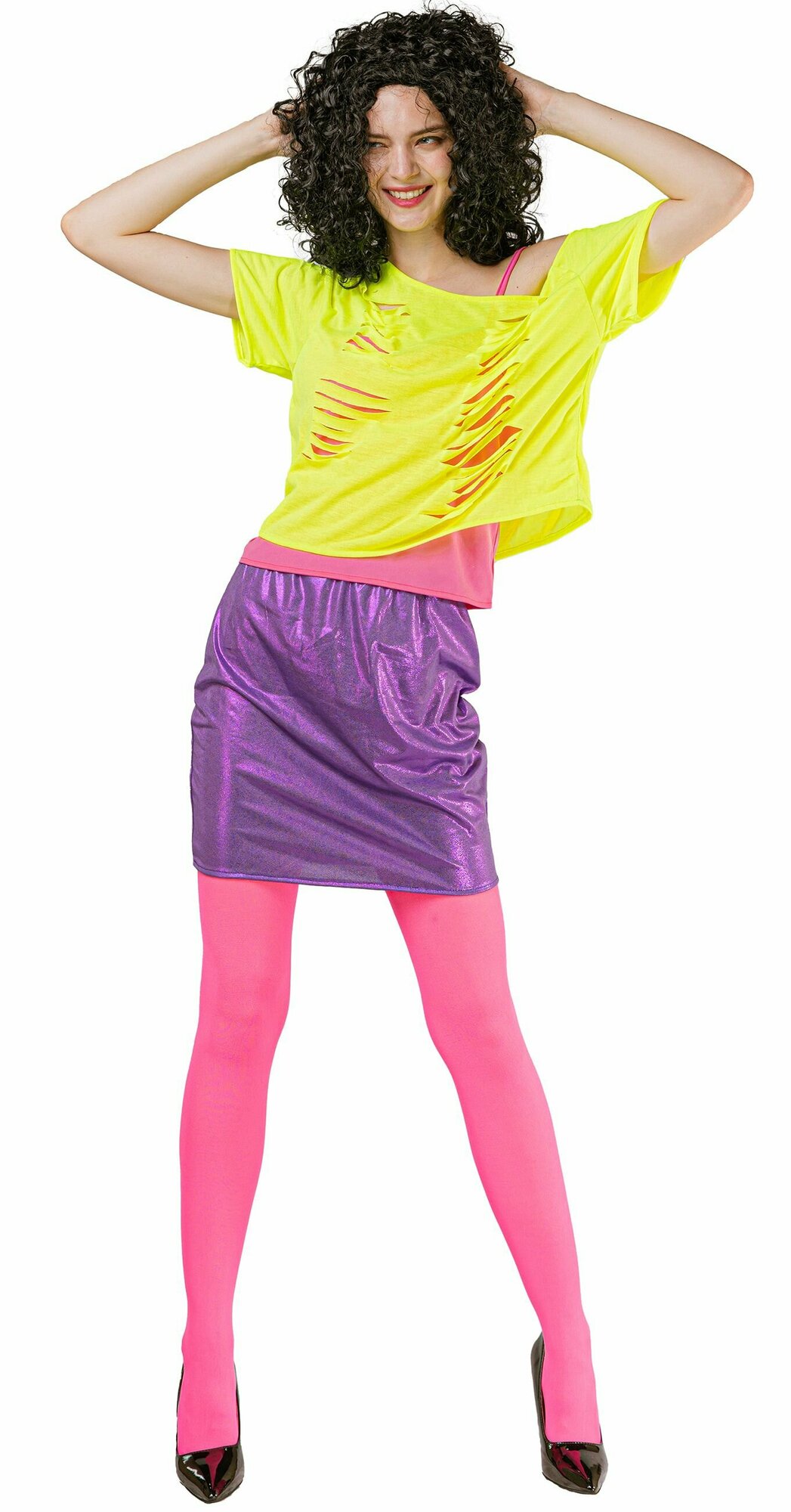 Карнавальный костюм в стиле 80-х ретро женский взрослый