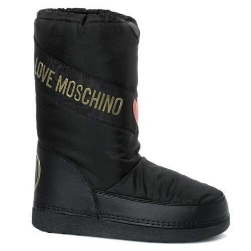 Сапоги LOVE MOSCHINO, размер 37-38, черный