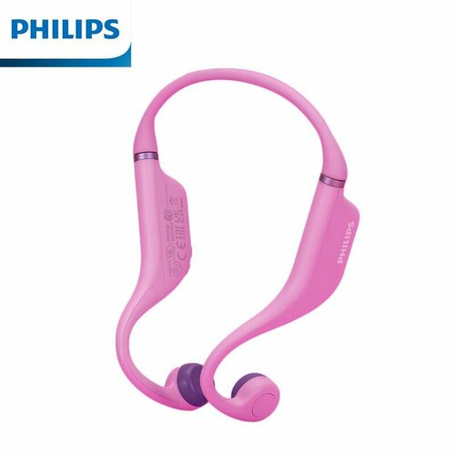 Беспроводная спортивная гарнитура Philips-TAK4607 для детей с костной проводимостью Bluetooth-не повреждает слух безопасна и удобна водонепроницаема и защищена от пота 937500₽