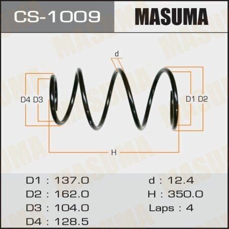 CS-1009 Пружина подвески TOYOTA COROLLA перед.