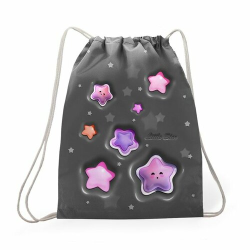 Мешок для обуви 435 х 360 мм Stavia плотность 600D с водоотталкивающей ПУ-пропиткой Звездочки 1032₽