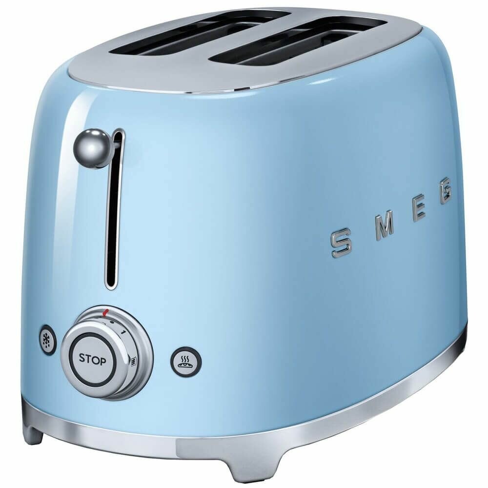 Тостер SMEG TSF01PBEU, голубой PI