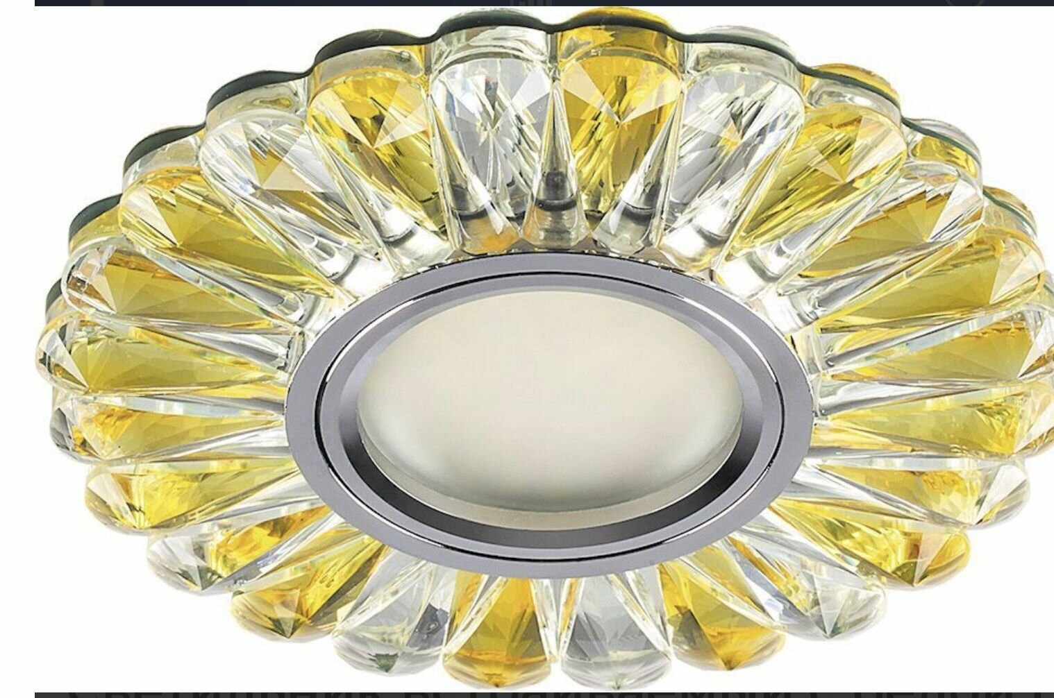 Светильник с LED подсветкой L0901 G5.3 (Цвет шампань)