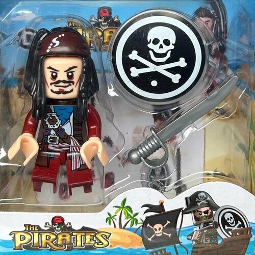 222D Конструктор minifigures The Pirates, фигурка Пираты Карибского моря 7,5 см. фигурка карина смит пираты карибского моря совместимая с лего