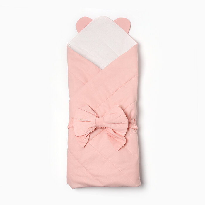 Моему малышу Набор для новорожденного (одеяло, бант), цвет розовый, рост 56-62
