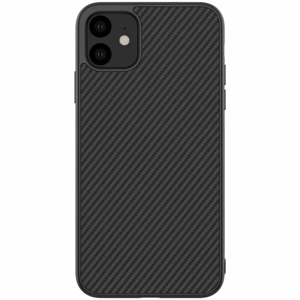 Чехол Nillkin Synthetic Fiber Case с защитой камеры для iPhone 11 (черный)