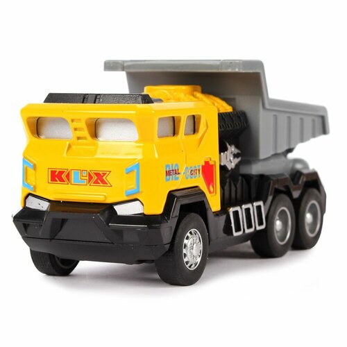 Модель машины Motorro Super Truck, инерционная, металл, масштаб 1:55, желтая (23241M)