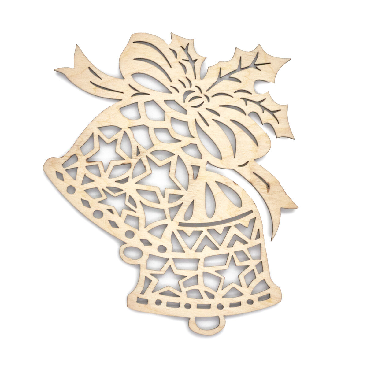 Заготовка деревянная для творчества 'Колокольчики Рождественские', 10,5*11,5 см, Astra&Craft