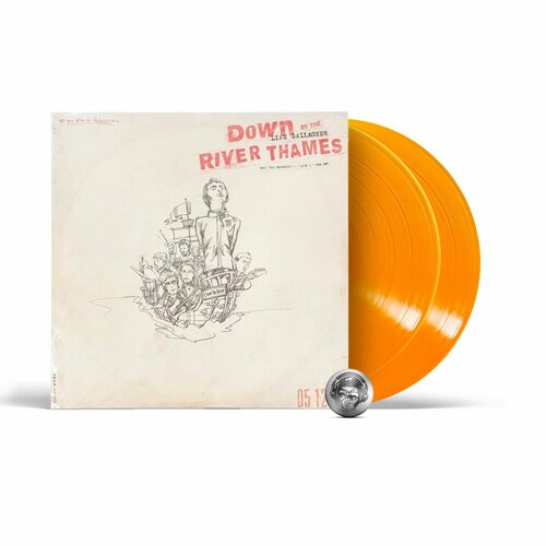 Liam Gallagher - Down By The River Thames (coloured) (2LP) 2022 Orange, Limited Виниловая пластинка liam gallagher – down by the river thames coloured orange vinyl 2 lp