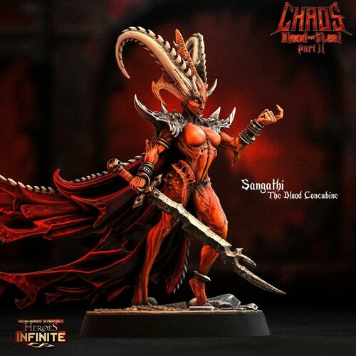 Миниатюра Chaos Khorne Blood Concubine