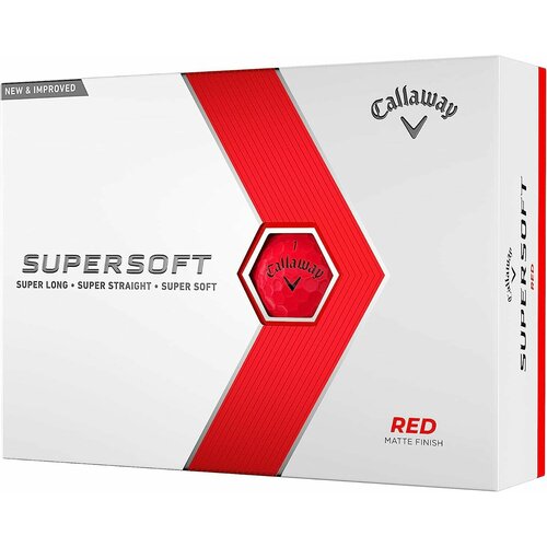 Мяч для гольфа Callaway Golf Supersoft (Red)