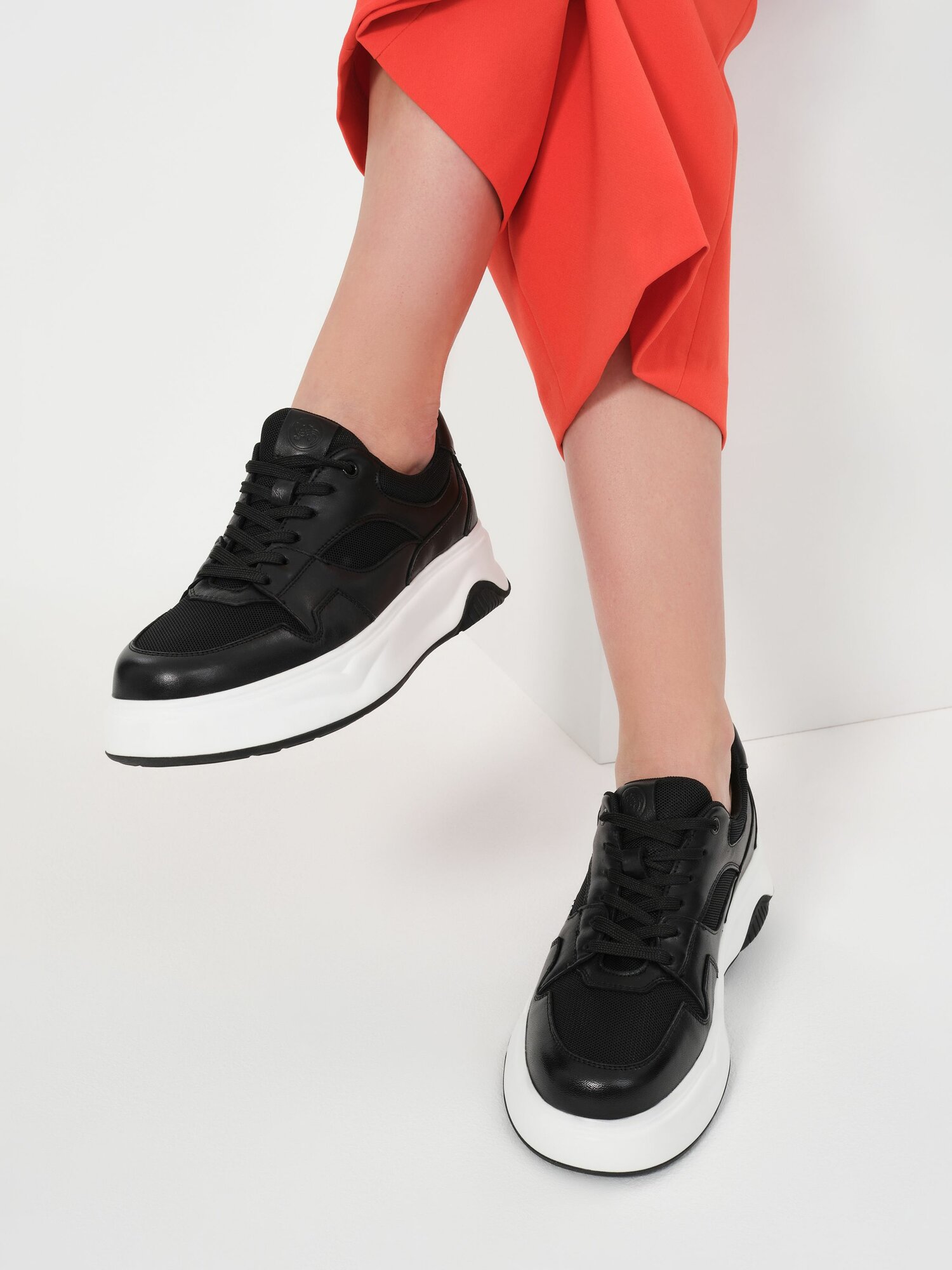 фото Кеды SALAMANDER 058-1077A-2102, черный, размер 35