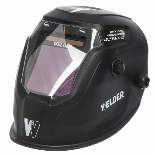 маска сварочная ayger хамелеон ф8 pro 100 50 мм din 4 в коробке Маска сварочная хамелеон, внеш регулир, Welder, Vision Ultra Ф10, 4 DIN, 13 DIN, 9 DIN, 103х90 мм