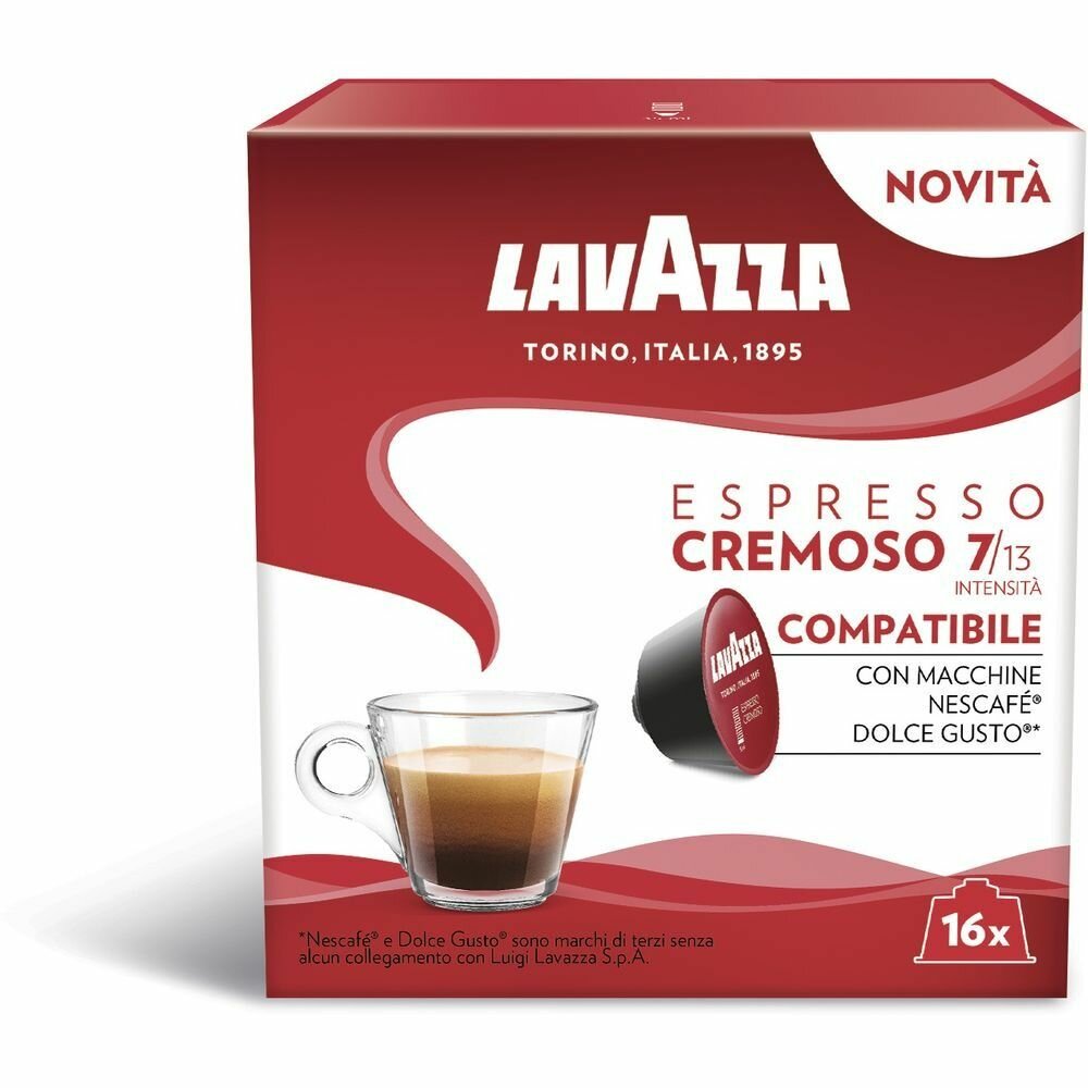 Кофе в капсулах Lavazza Dolce Gusto Espresso Cremoso, 16 шт