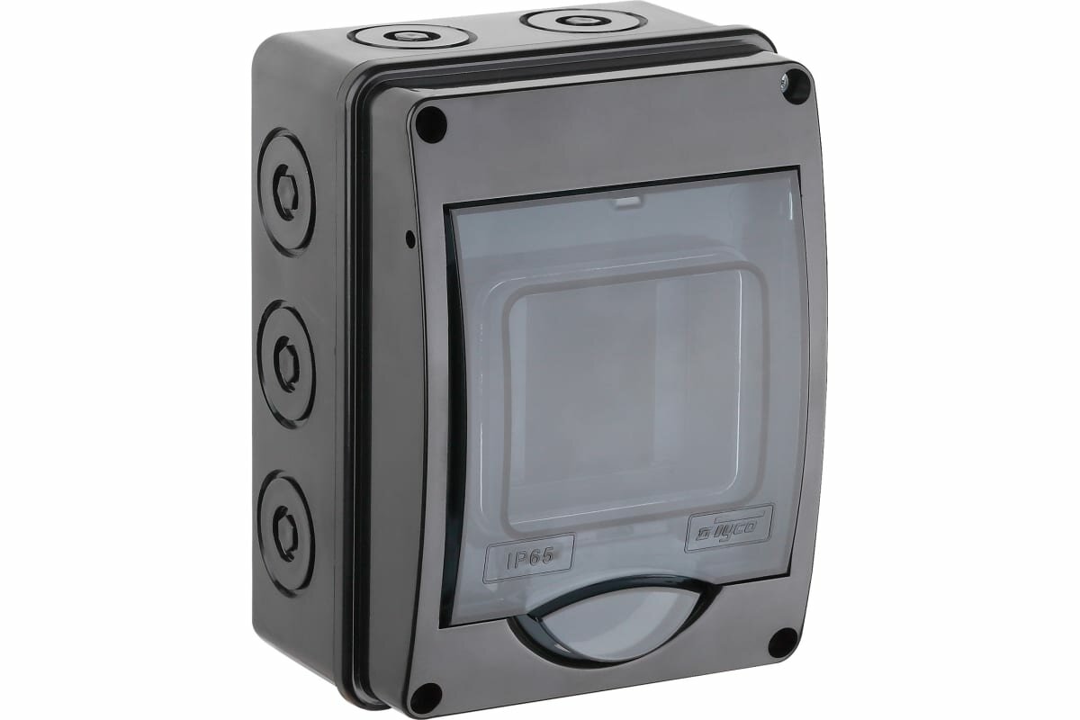 фото Щиток оп на 3 мод. с вертик. двер.160х130х91мм черный Тусо, RUVINIL 69003Ч (1 шт.)