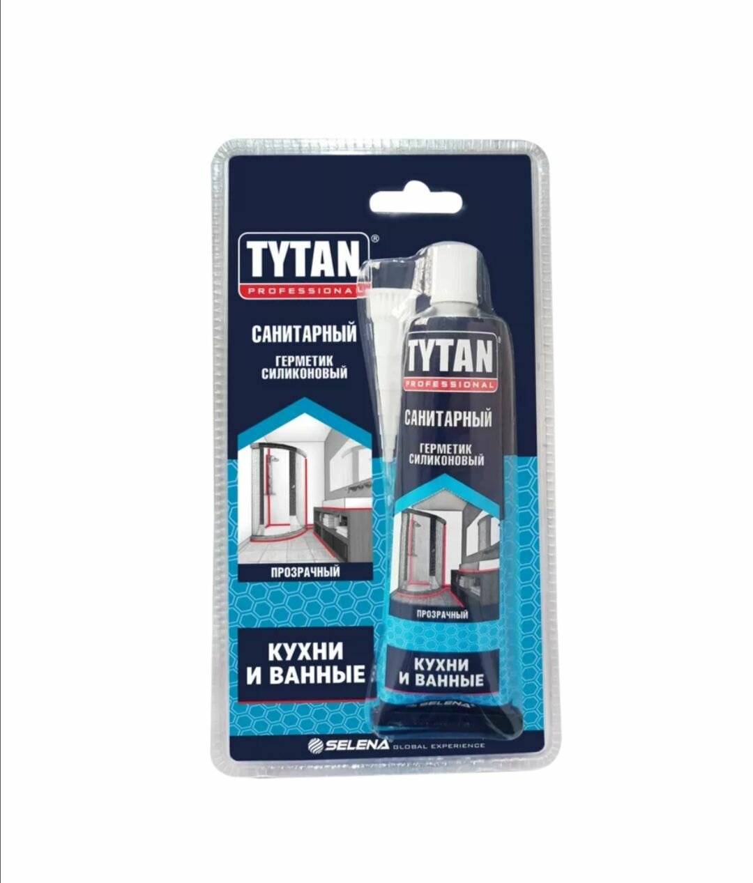 Герметик Силиконовый Tytan Professional Санитарный Прозрачный 85 мл 1 шт