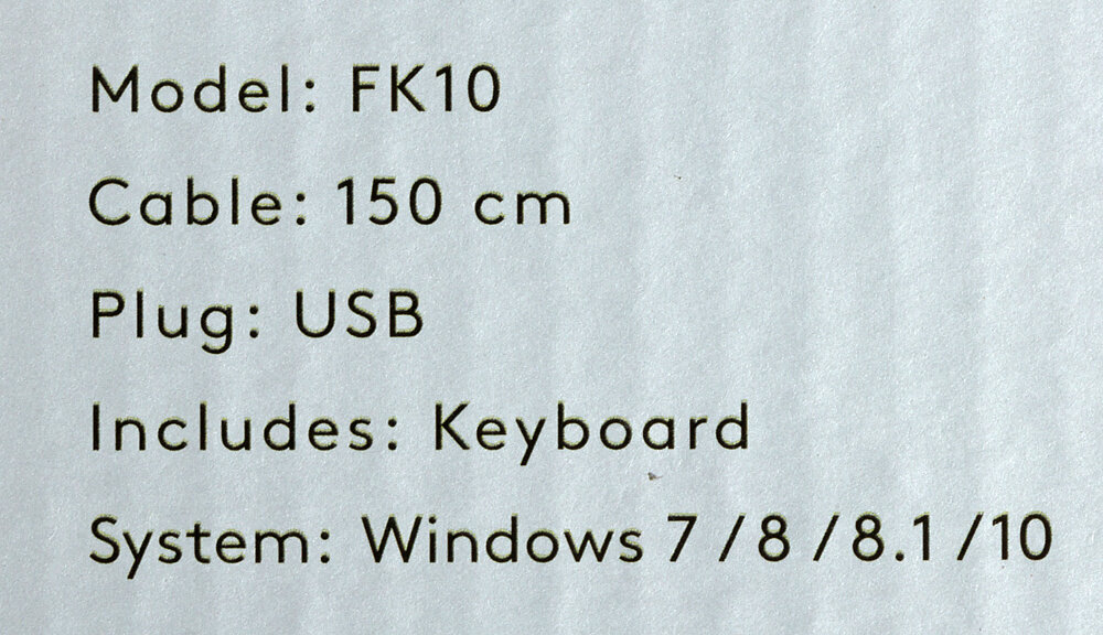 Клавиатура A4 Fstyler FK10, USB, белый серый [fk10 white] - фото №20