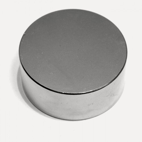Изображение товара Неодимовый, магнит диск, 70х20 мм, серебристый, универсальный