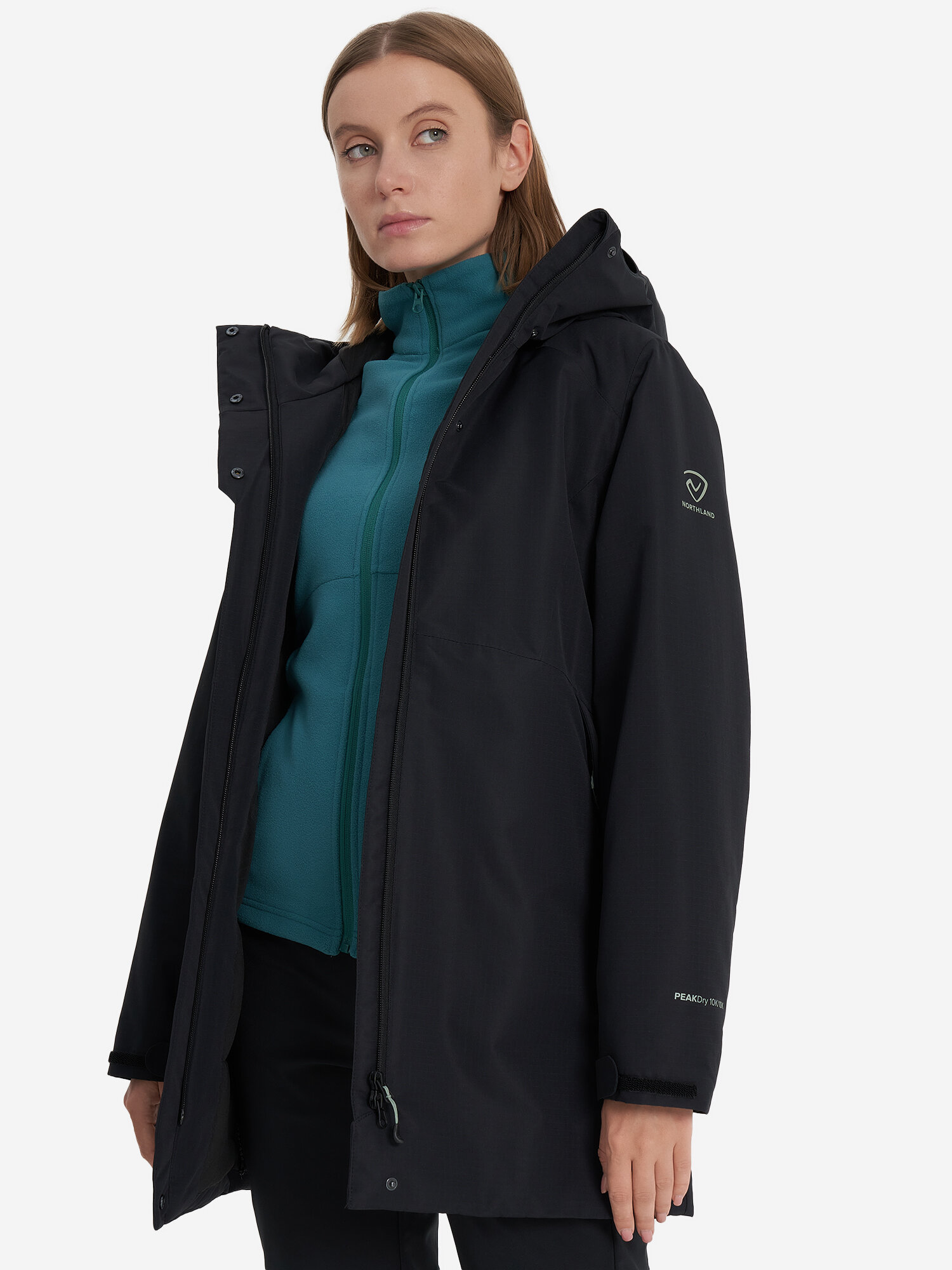 Куртка спортивная Northland Professional Priel Women's Hiking Padded Jacket 10/10, размер 50, черный