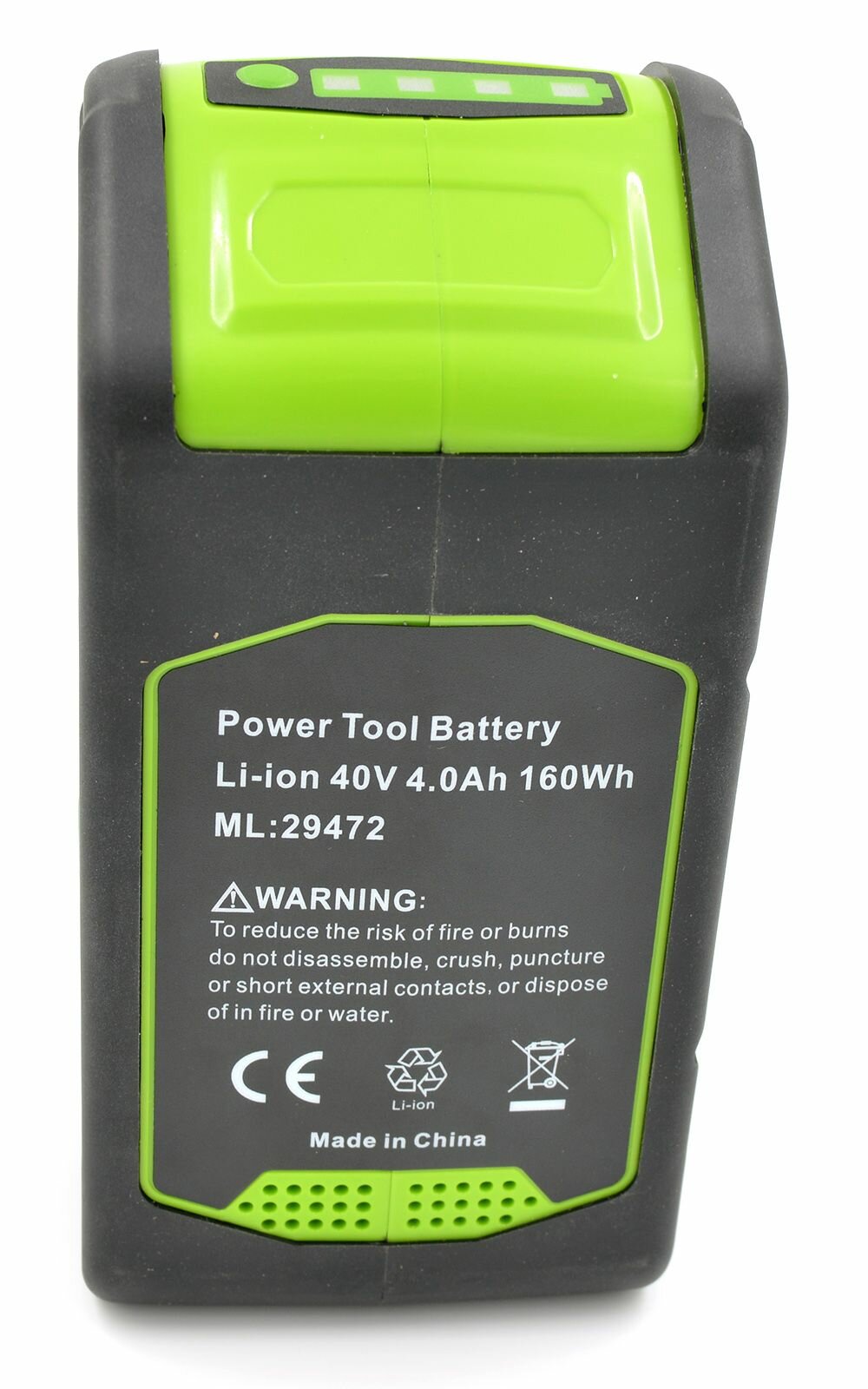 Батарея аккумуляторная Greenworks G40B2 40В 2Ач Li-Ion (2926907) - фото №3
