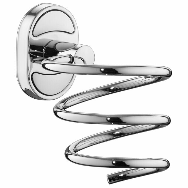 Держатель для фена LEDEME One сталь хром оригинальный дизайн