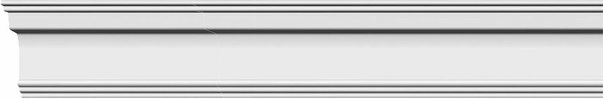 Плинтус FORMAT 08019E потолочный пенополистирол белый 200 см