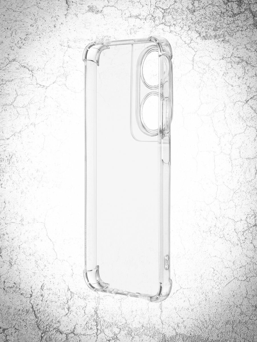 Силиконовый прозрачный чехол с защищенными углами для Honor X7b ( Хонор икс7б, Хонор Х7б) усиленные углы, противоударная накладка с защитой камеры — фото 1