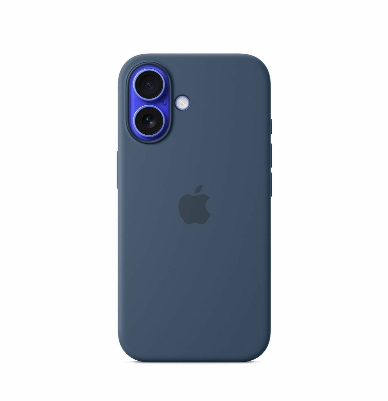 Чехол силиконовый с MagSafe Silicon Case for iPhone 16 Denim / синий — фото 1