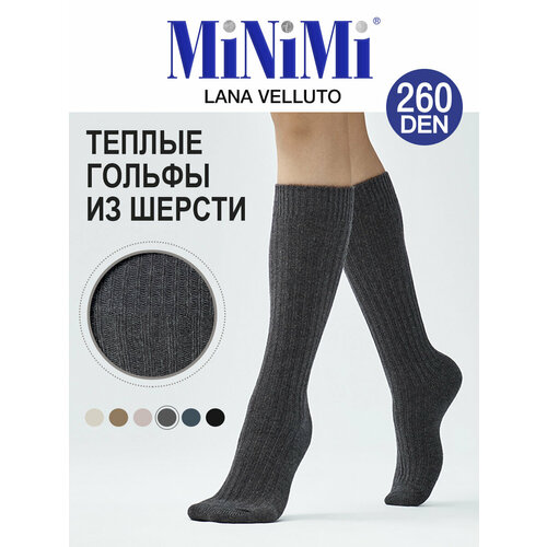 фото Гольфы minimi, 260 den, размер 39/41, grigio