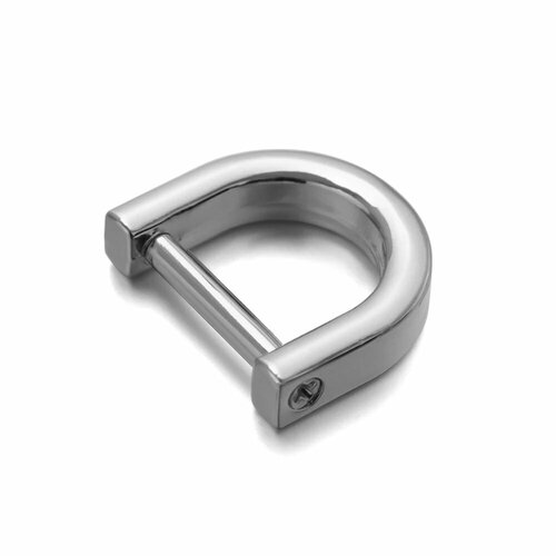 Металлическая съемная пряжка D-образное кольцо silver 13mm 89₽