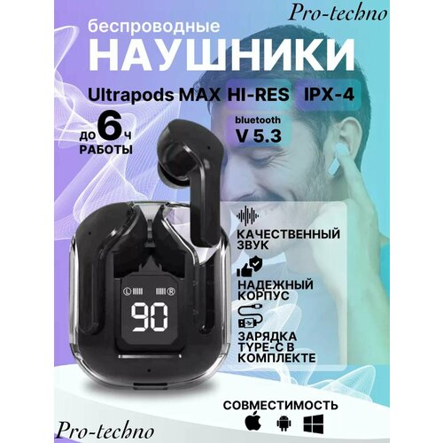 Наушники беспроводные bluetooth для iPhone и Android розовый 790₽