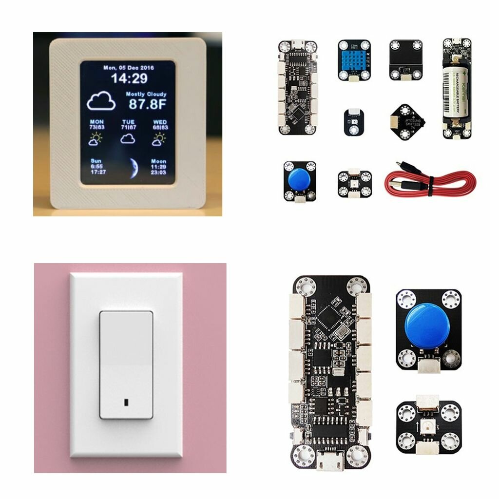 Модули ESP8266wifi Плата разработки Python Комплект MicroPython-IoT для Arduino Базовый электронный компонент Стартер — фото 1