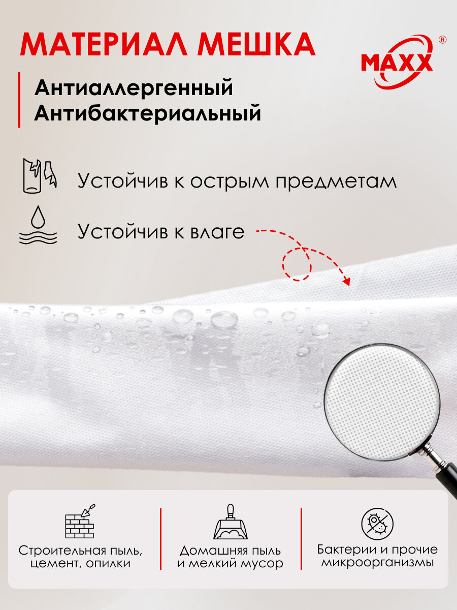 Мешок - пылесборник синтетический PRO 5 шт. для пылесоса MAKITA 448 — фото 1