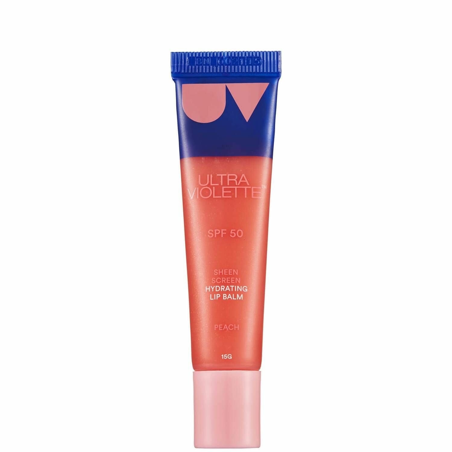 Увлажняющий солнцезащитный бальзам для губ ULTRA VIOLETTE Sheen screen hydrating lip balm SPF50 PEACH 15g