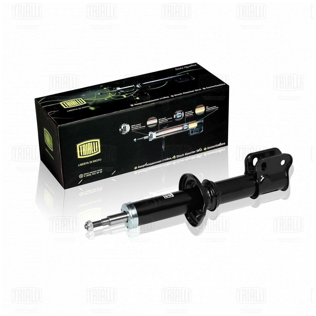 Trialli амортизатор (стойка) перед. лев. масл. для а/м заз 1102 (ah 04151) ah04151
