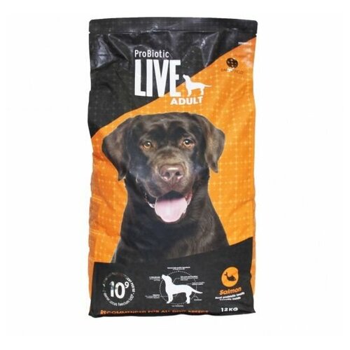 ProBiotic LIVE сухой корм для взрослых собак сухой корм для взрослых собак Лосось