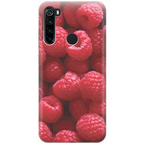 фото Re:pa накладка transparent для xiaomi redmi note 8t с принтом "малинки"