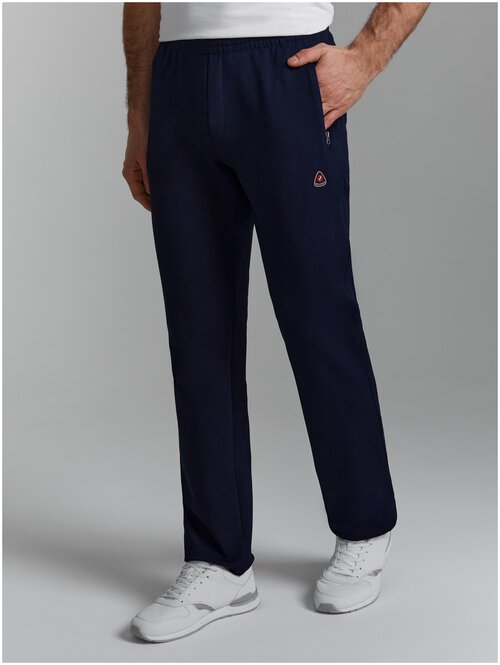 брюки для фитнеса Red-n-Rocks, карманы, размер 46, синий