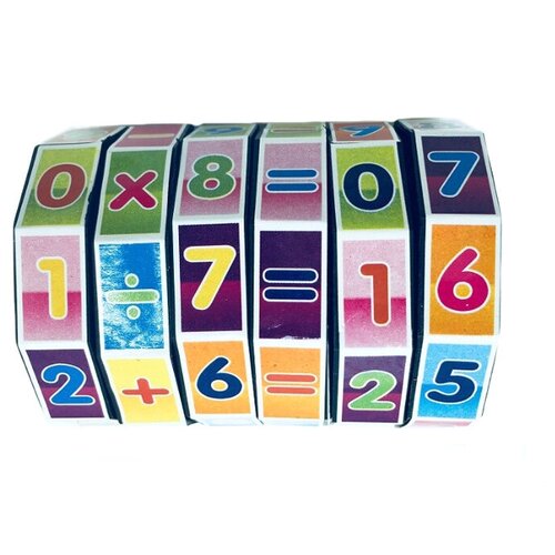 Игрушка-головоломка обучающая, математический куб