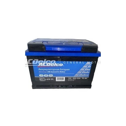 Аккумулятор ACDelco EFB Start-Stop 70 Ач 650А обр. пол.