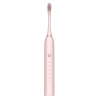 Ультразвуковая зубная щетка Sonic Toothbrush X-3, pink rose